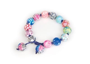 Bracelet 12mm Chunky Tie Magical Multi