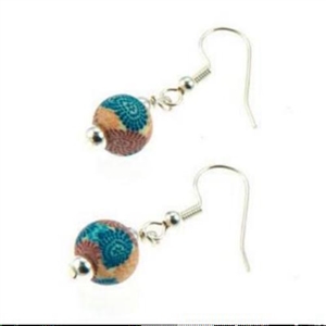 Earrings Classic Silver Ball Argyle