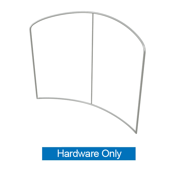 6ft Waveline Original Curved Tabletop Tension Fabric Display (Hardware Only)