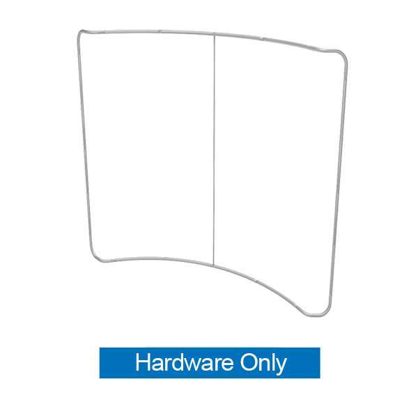 8ft Waveline Original Curved Tension Fabric Display (Hardware Only)