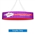 10ft x 36in Blimp Ellipse Hanging Tension Fabric Banner Double-Sided Print (Graphic Only) | Trade Show Booth Ceiling Hanging Sign