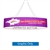 10ft x 36in Blimp Ellipse Hanging Tension Fabric Banner with Blank Bottom | Trade Show Booth Ceiling Hanging Sign