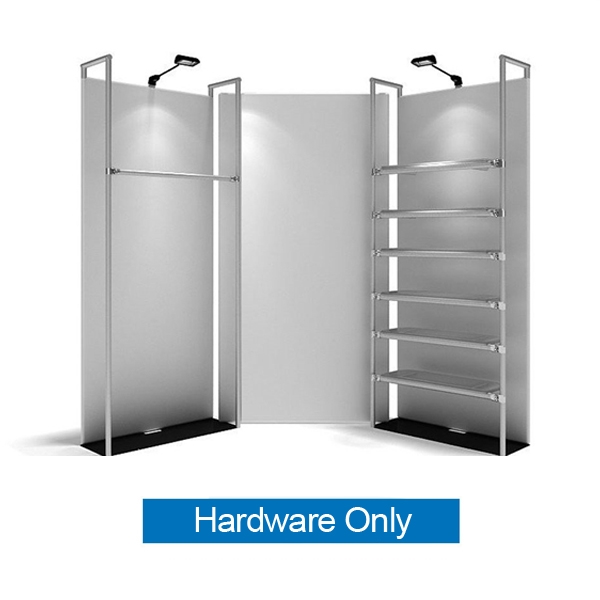 10ft x 8ft Waveline Merchandiser Kit 00 | Hardware Only