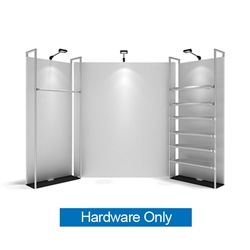 12ft x 8ft Waveline Merchandiser Kit 02 | Hardware Only