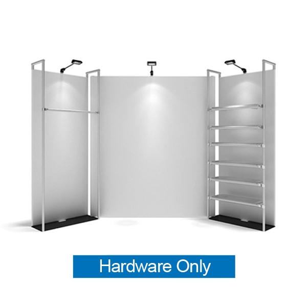 16ft x 8ft Waveline Merchandiser Kit 03 | Hardware Only