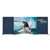 20ft Caribbean A Waveline Media Display | Double-Sided Tension Fabric Booth