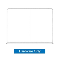 10ft Flat Waveline Media Display | Backwall Hardware Only