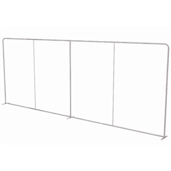 20ft Flat Waveline Media Display | Backwall Hardware Only