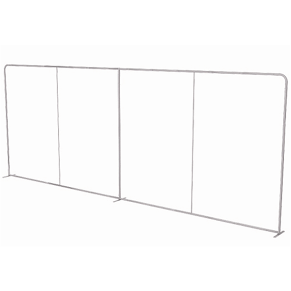 20ft Flat Waveline Media Display | Backwall Hardware Only