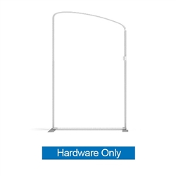 57in x 96in Panel A Waveline Media Frame | Backwall Hardware Only