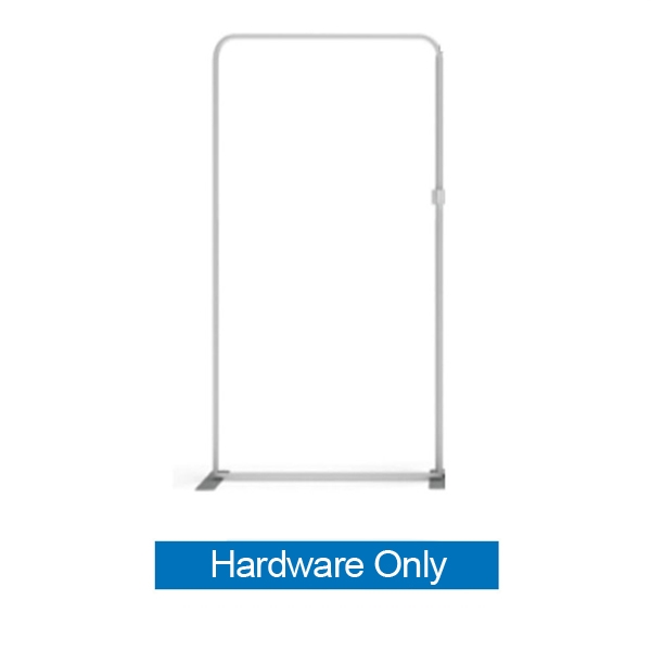 41in x 129in Panel H Waveline Media Frame | Backwall Hardware Only