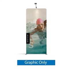 57in x 129in Panel I Waveline Media Display | Single-Sided Tension Fabric Only