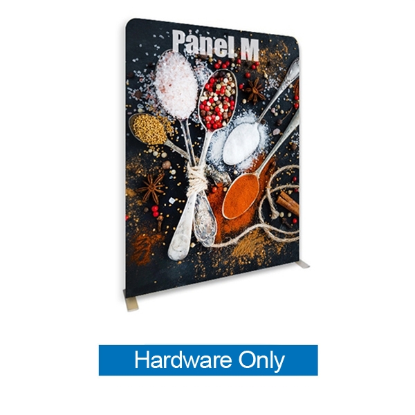79in x 96in Panel M Waveline Media Frame | Backwall Hardware Only