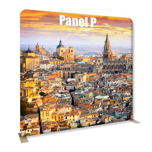 96in x 89in Panel P Waveline Media Exhibit | Double-Sided Tension Fabric Booth