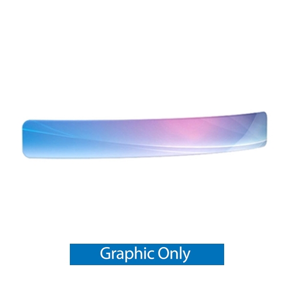 Curved Header for WaveLine Media Displays | Double-Sided Replacement Print