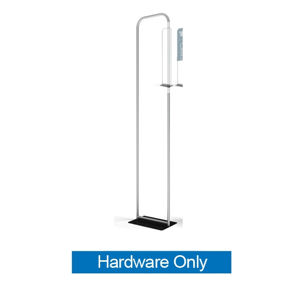 24in x 60in Waveline Tension Fabric Banner Stand | Hardware Only