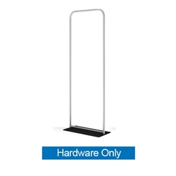 36in x 89in Waveline Tension Fabric Banner Stand | Hardware Only
