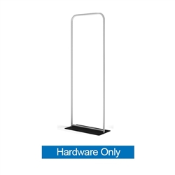 36in x 116in Waveline Tension Fabric Banner Stand | Hardware Only