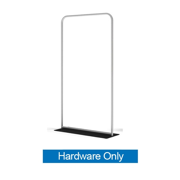 48in x 116in Waveline Tension Fabric Banner Stand | Hardware Only