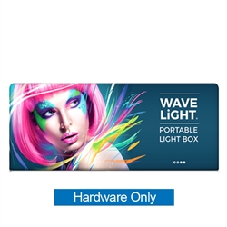 WaveLight backlit displays Hardware Only, the thinnest profile backlit display frames in the trade show & exhibit market, these LED backlit displays will impress. Elevate your brand & draw attention to your trade show booth!
