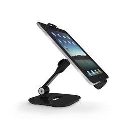 Universal Weighted Tablet / iPad Holder - Black | Counters, Podiums, Tabletop