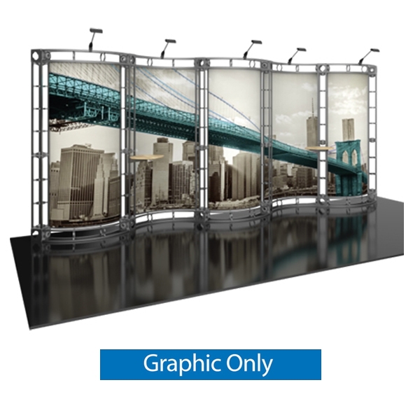 10ft x 20ft Hydrus Orbital Express Truss Replacement Fabric Graphics. Create a beautiful trade show display that's quick and easy to set up without any tools with the 10x20 Hydrus Truss Display. Truss displays are the most impactful exhibits