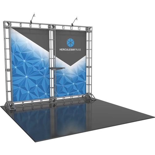 Replacement Rollable Graphics for 10ft Hercules 09 Orbital Express Truss. Orbital Express Truss is the next generation in dynamic trade show structure. Easy to assemble, exhibit and trade show display truss system designs can be used for backwall