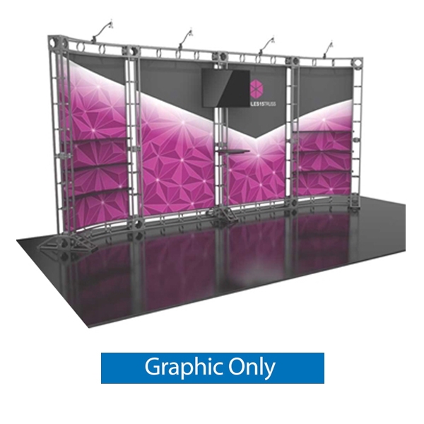 20ft Hercules 15 Orbital Express Truss Replacement Fabric Graphics Only. It is the next generation in dynamic trade show structure. Modular and portable display truss for stage systems, trade show exhibit stands, displays and back wall booths