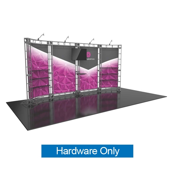 20ft Hercules 15 Orbital Express Truss Display Hardware Only is the next generation in dynamic trade show structure. Modular and portable display truss for stage systems, trade show exhibit stands, displays and backwall booths