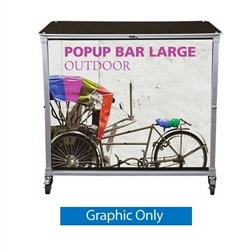 Portable Popup Bar Large (Graphic Only)