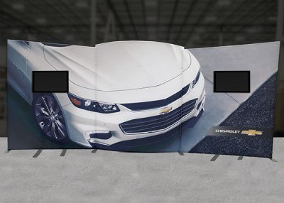 Custom trade show exhibit structures, like design # 0736462 stand out on the convention floor. Draw eyes to your trade show booth with exciting custom exhibits & displays. We can customize any trade show exhibit or display to your specifications.