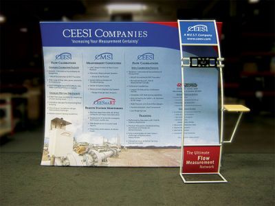 Custom trade show exhibit structures, like design # 0387520 stand out on the convention floor. Draw eyes to your trade show booth with exciting custom exhibits & displays. We can customize any trade show exhibit or display to your specifications.