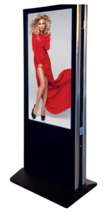 55in Double Sided Touch Screen Kiosk with Integrated Android Player - SmartMedia KIO-55AT-B