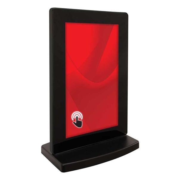 Replace your old back-lit signs with a dynamic high definition 22in PF22H7KC All-In-One Interactive Touch Tabletop Kiosk with BrightSign Built-In deliver video, photos and audio to help blend strong branding, and digital signage and product display into a