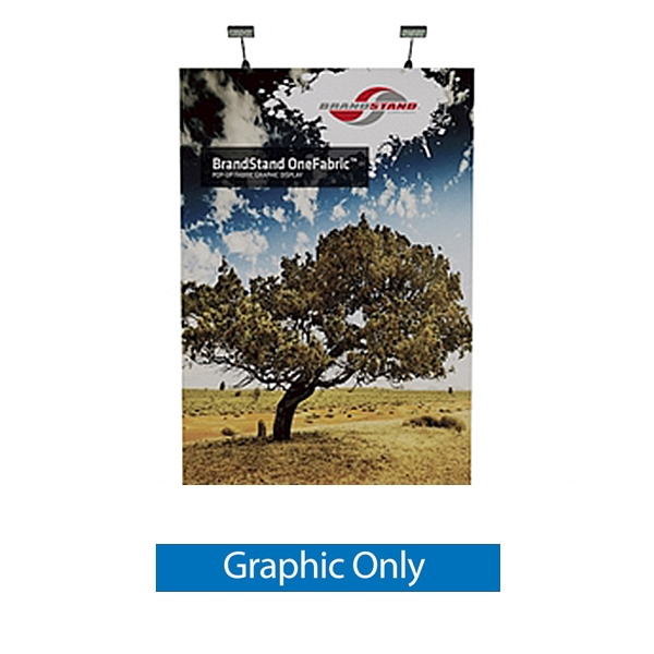 5ft x 8ft OneFabric Eco-Friendly Pop-up Display (Graphic Only w/ Endcaps)