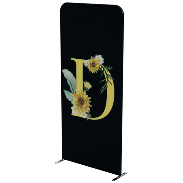 41in x 89in Panel D Waveline Media Exhibit | Double-Sided Tension Fabric Booth