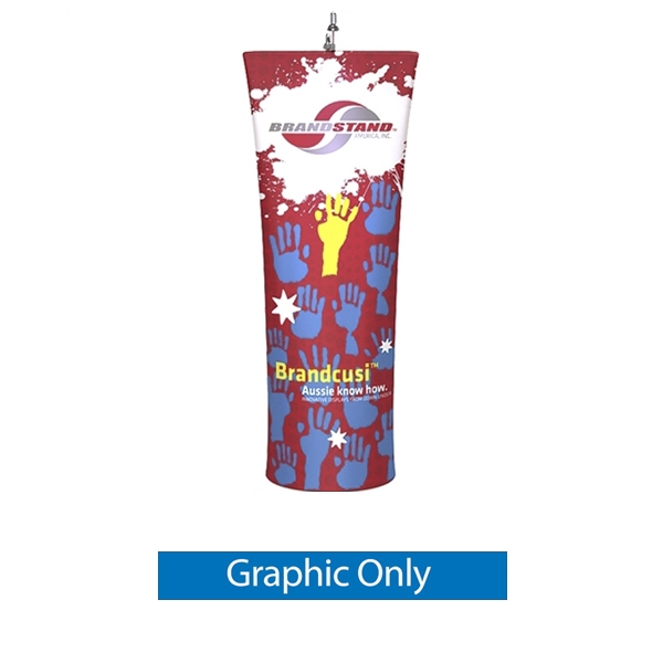 33.5in x 79in Brandcusi Straight 3D Banner Stand (Graphic Only)