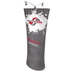 34in x 59in Brandcusi Mini Straight 3D Fabric Banner Stand Display