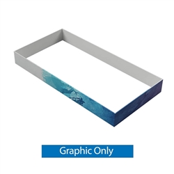 18ft x 2ft Single-Sided Rectangular Hanging Sign (Graphic Only) is a must have at your next trade show. This ceiling banner is printed on quality fabric. Available shapes hanging sign are round, flat, square, curved square, tapered square and triangle