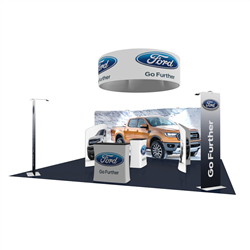 20ft x 20ft Nereus Trade Show Exhibit Display (Graphic & Hardware)