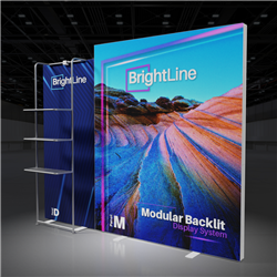 10ft x 8ft BrightLine Light Box Kit Merchandiser M | Single-Sided