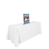 11in x 17in Retractable Table Top Banner Stand. The Large Pro Retractor Table Top Banner Kit offers the ability to show your message on both sides of the display. When not in use the base protects your graphics as you move from place to place.