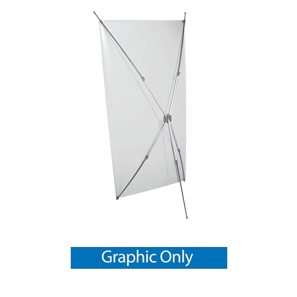 Replacement Graphic for X-Ceptional Trade Show Banner Stand Display. It is easy to set up with the added feature of four telescoping arms. The telescoping arms collapse for compact storage. Flexible arms pull banner taut and create stability.