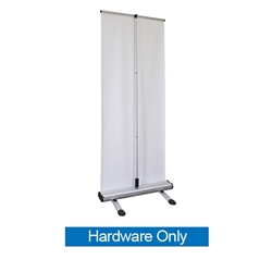 Outdoor Trek Lite  Retractor Hardware Only Outdoor Banner Stand. Outdoor advertising solution that is durable and easy set-up. This heavy duty display includes detachable feet that when locked into base provides a strong and stable footprint