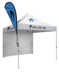 Fly a flag high and bring added attention to your event or promotion. Securely mount to the Tent frame leg to hold a Sail Sign flag high above your tent top.