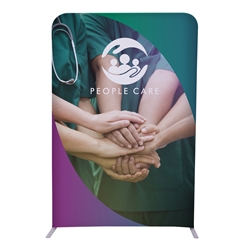 4ft x 6ft EuroFit Straight Wall Display Kit. This double-sided display is lightweight and stylish. Eco-friendly media is made up if 100% recycled materials.