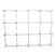 10ft Deluxe Geometrix 12 qd Display Frame Kit (Frame & Faceplates) . Deluxe Geometrix 12 qd Display stronger, and more durable frame then our standard GeoMetrix Trade Show Backwall Exhibits.