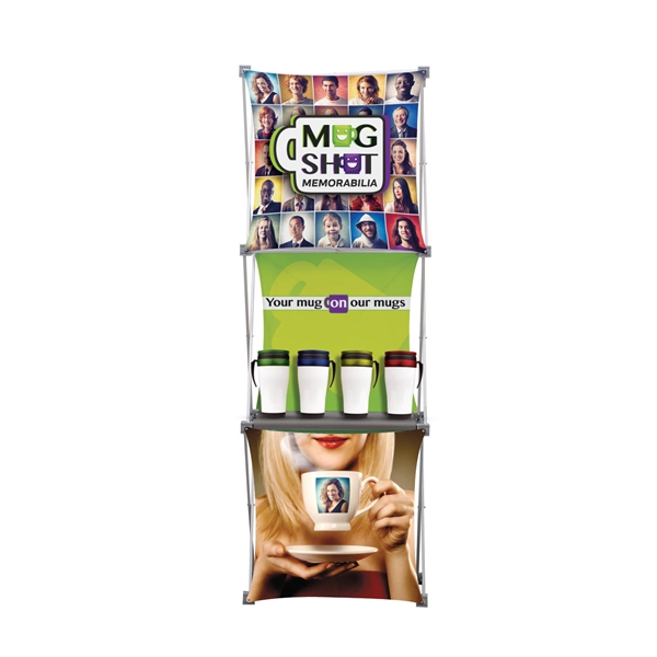 Deluxe Geometrix Tower Fabric Display Kit 3-quad are a great way to create a new design, look, and feel ... The Deluxe Geometrix series offers many of the features the exhibitors look for in a high quality trade show pop up fabric display