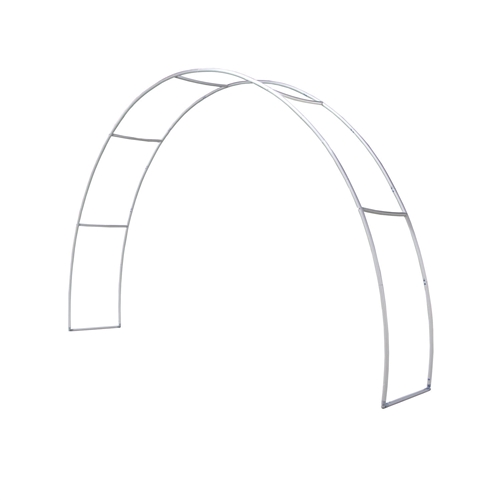 20ft Eurofit Arch Shape Tension Fabric Booth Display Hardware Only will command attention at any trade show or event. Tension fabric displays are easily transported, and are known for their easy assembly, light weight and affordable replacement graphics.