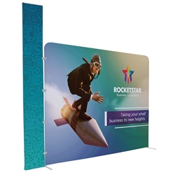 10ft EuroFit Tagalong Tension Fabric Display Kit. Expand select EuroFit displays by attaching the EuroFit Tagalong to the top or side.